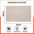 Woven PVC Table Mats / Placemats for Dining Table at Home (Evan - Set of 6)
